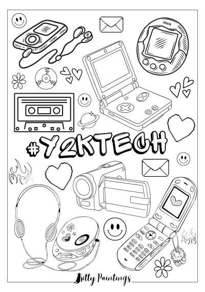 Free Coloring Pages Y2k