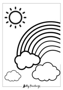 28 Printable Rainbow Coloring Pages - My Cute Pictures!