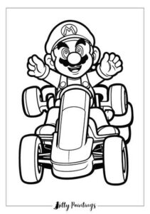 Mario Kart Coloring Pages - 28 Free Printable Sheets (PDF)