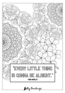 21+ Quote Coloring Pages for Adutls (Free Printables)