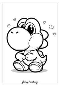 28 Yoshi Coloring Pages With Free Printable PDF