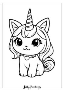 28 Kitty Unicorn Coloring Pages - The Cutest Unicorn Cat Sheets