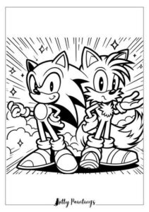Free Sonic Coloring Pages - 28 Amazing Printable Images