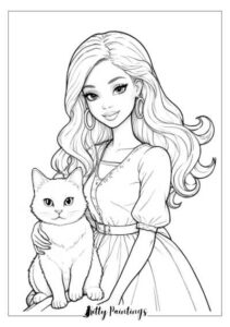 26 Black Barbie Coloring Pages - Free Sheets for Kids and Adults