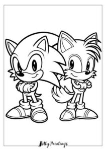 Free Sonic Coloring Pages - 28 Amazing Printable Images