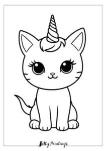 28 Kitty Unicorn Coloring Pages - The Cutest Unicorn Cat Sheets