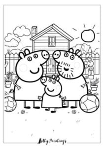 Peppa Pig Coloring Pages - 28 Free Printable Sheets for Kids