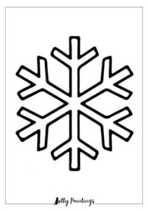 Snowflake Coloring Pages - Detailed and Outline Template (Free)