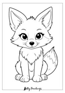 21+ Fox Coloring Pages for Kids and Toddlers (Free Printables)