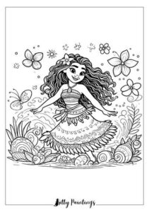 19+ Moana Coloring Pages With Free PDF Printables
