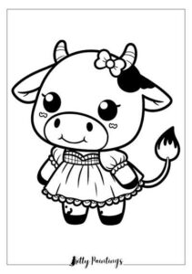 18+ Cow Coloring Pages for Kids &amp; Adults (Free Printables)