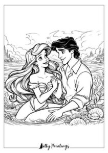 24+ Ariel Coloring Pages With Freee Printables for Kids